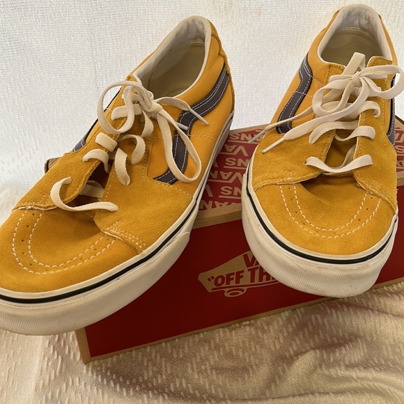 Honey gold men’s sneakers - Picture 4 of 4